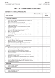 1.09 Glider Towing (GT) Syllabus