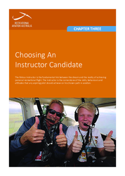 Chapter 3: Choosing an Instructor Candidate