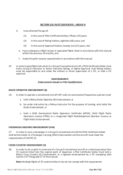 2.01 Pilot Certificate — Group D