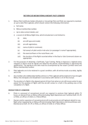 2.02 Recreational Aeroplane Pilot Logbook