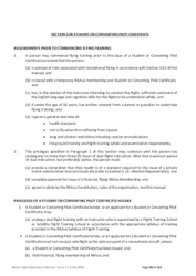 2.06 Student or Converting Pilot Certificate
