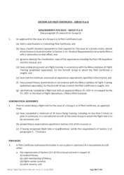 RA-Aus Operations Manual: 2.07 Pilot Certificate — Group A and B