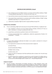 2.07 Pilot Certificate — Group D