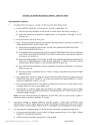 2.09 Senior Instructor Rating — Group A and B