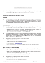 3.03 Flight Tests and Examinations